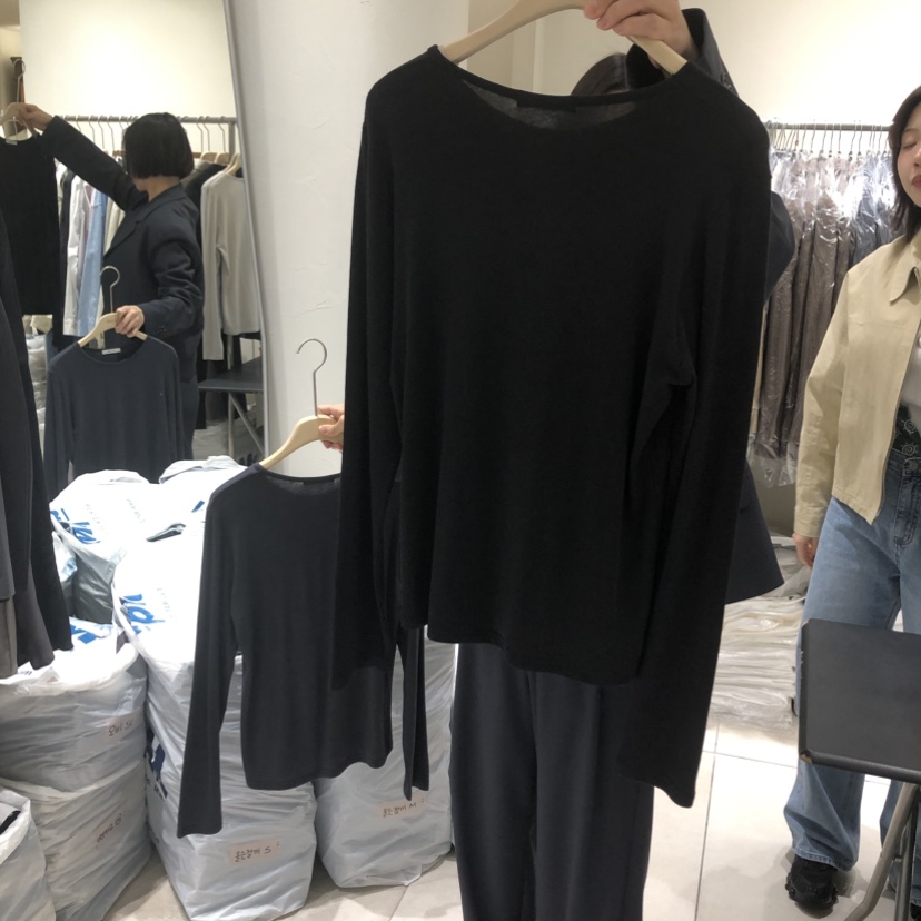 NAVYBURST東大門實拍女士新款時尚推薦26春夏職業長袖T恤NAVY BURST長袖T恤