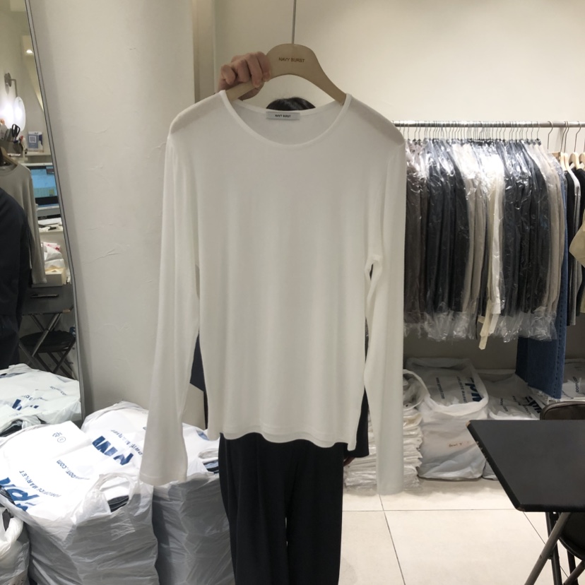 NAVYBURST東大門實拍女士新款時尚推薦26春夏職業長袖T恤NAVY BURST長袖T恤圖色1
