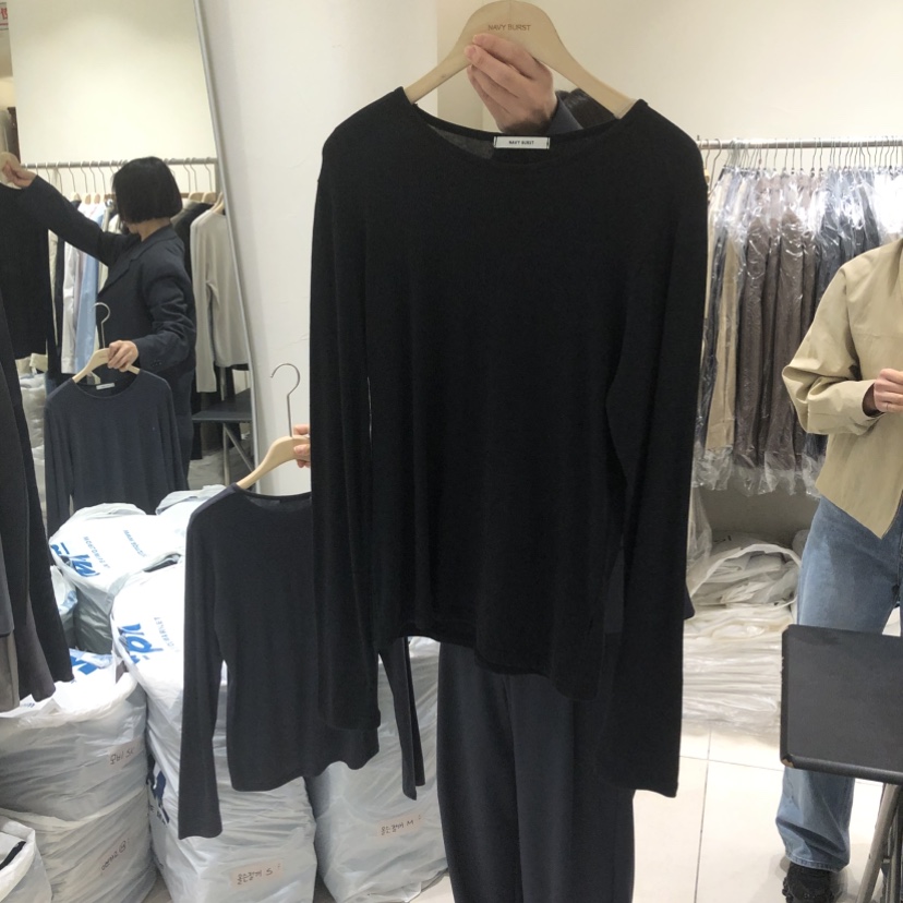 NAVYBURST東大門實拍女士新款時尚推薦26春夏職業長袖T恤NAVY BURST長袖T恤圖色5