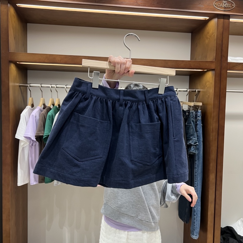 THE CAMEL東大門代購女士新款26春夏裙褲不含腰帶the came_l 家裙褲