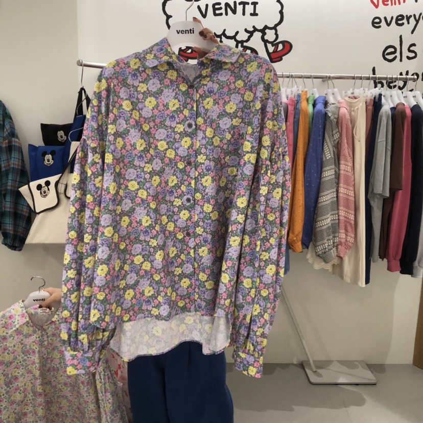 VENTI韓國直郵女士新品時尚推薦真品人氣26春夏襯衫蕾絲衫VENTI襯衫/蕾絲衫圖色2