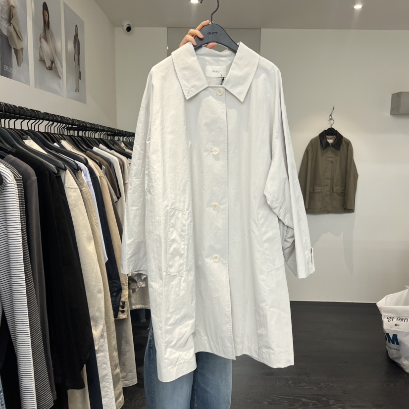 OBJECT東大門代購女士新品真品時尚人氣推薦職業長款風衣OBJECT長款風衣圖色1
