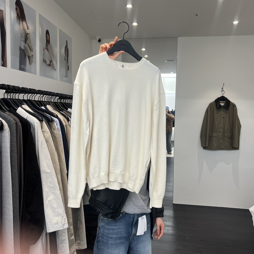 OBJECT東大門實拍女士新品時尚職業真品人氣26春夏針織衫OBJECT針織衫圖色1