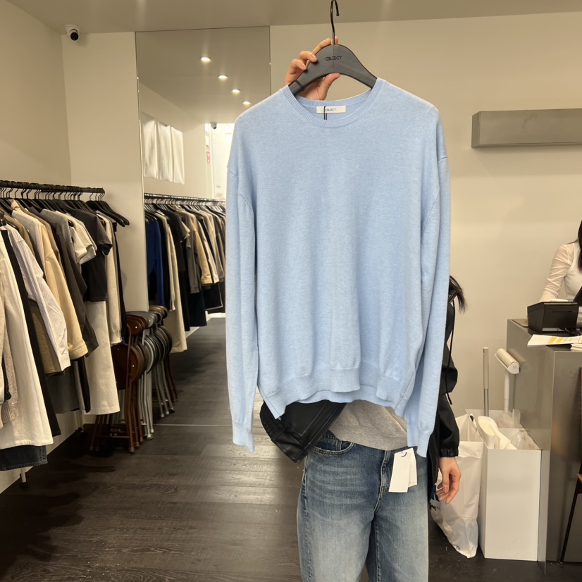 OBJECT東大門實拍女士新品時尚職業真品人氣26春夏針織衫OBJECT針織衫圖色4