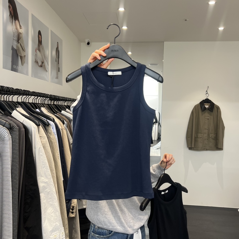 OBJECT東大門實拍女士新品26春夏熱賣休閑真品職業吊帶背心OBJECT吊帶/背心圖色3