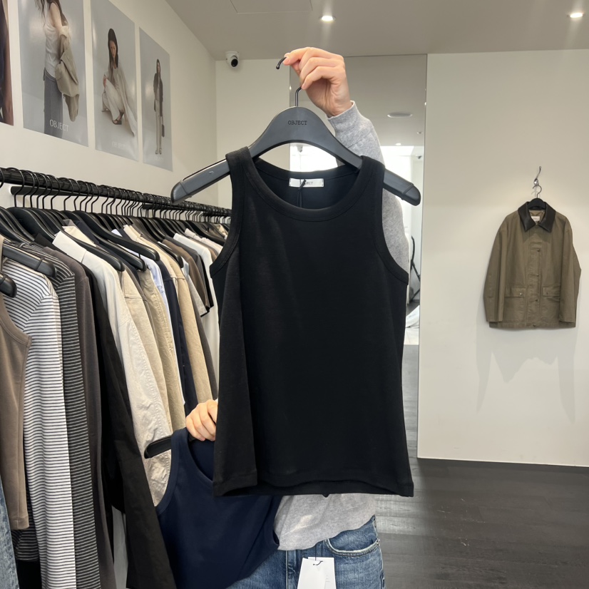 OBJECT東大門實拍女士新品26春夏熱賣休閑真品職業吊帶背心OBJECT吊帶/背心圖色4