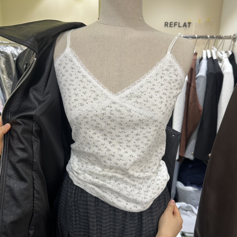 REFLAT東大門直郵女裝新款休閑真品職業熱賣推薦吊帶背心REFLAT吊帶/背心圖色3白色