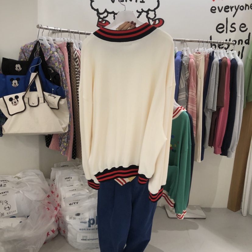 VENTI東大門直郵女士新款真品職業人氣26春夏熱賣時尚針織衫VENTI針織衫