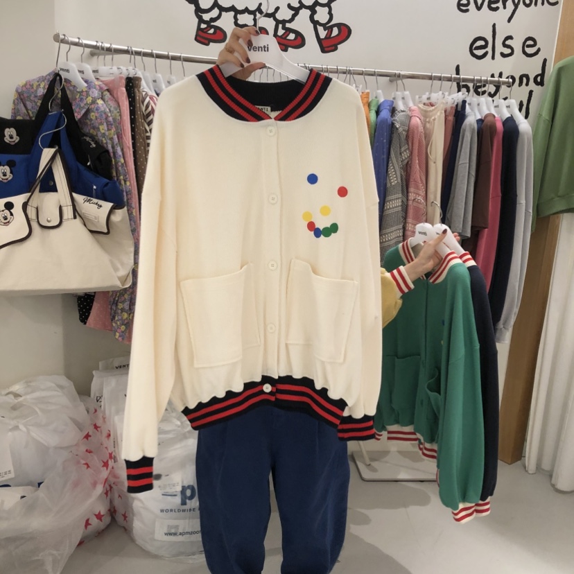 VENTI東大門直郵女士新款真品職業人氣26春夏熱賣時尚針織衫VENTI針織衫圖色1