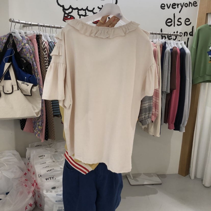 VENTI韓國直郵女裝新品職業推薦時尚真品人氣熱賣休閑T恤VENTIT恤