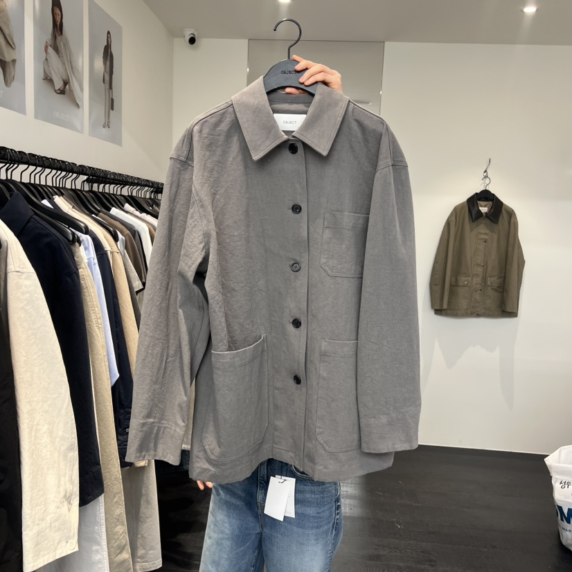 OBJECT東大門實拍女士新品時尚熱賣休閑推薦職業真品夾克OBJECT夾克圖色2