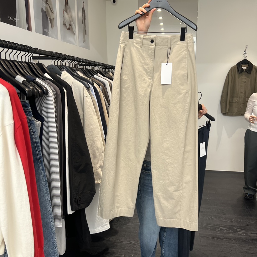 OBJECT韓國直郵女裝新品真品職業推薦休閑時尚26春夏休閑褲OBJECT休閑褲圖色1
