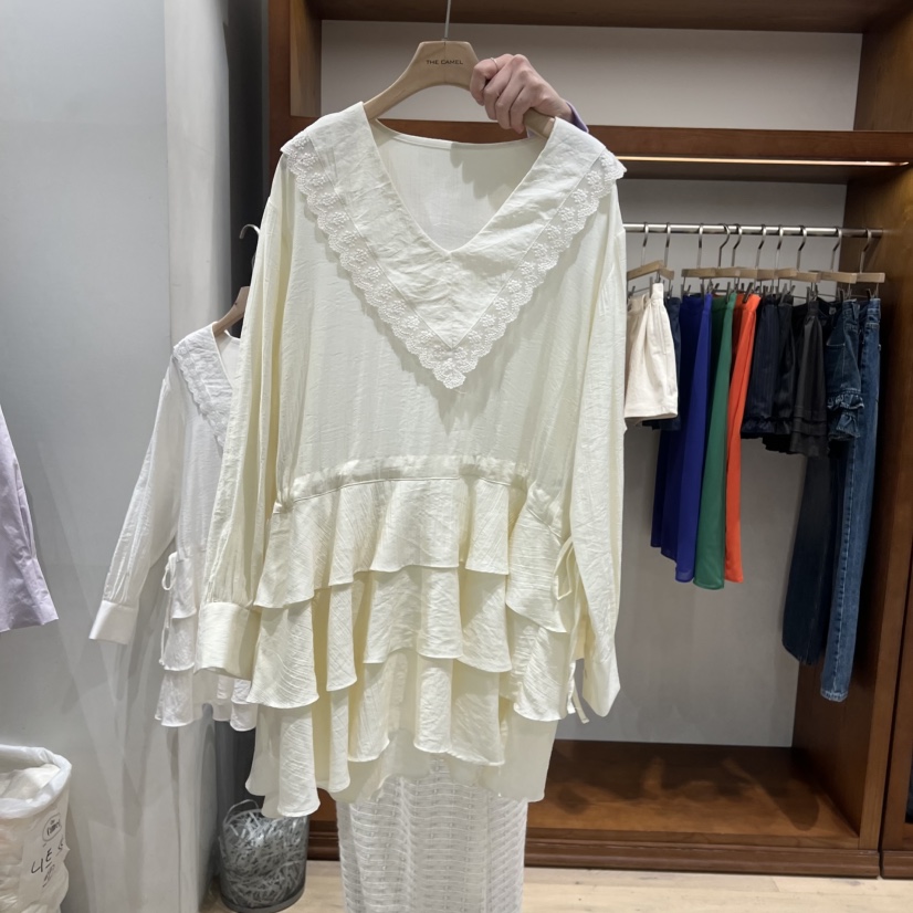 THE CAMEL東大門實拍女裝新品26春夏連衣裙蕾絲the came_l 家連衣裙圖色1