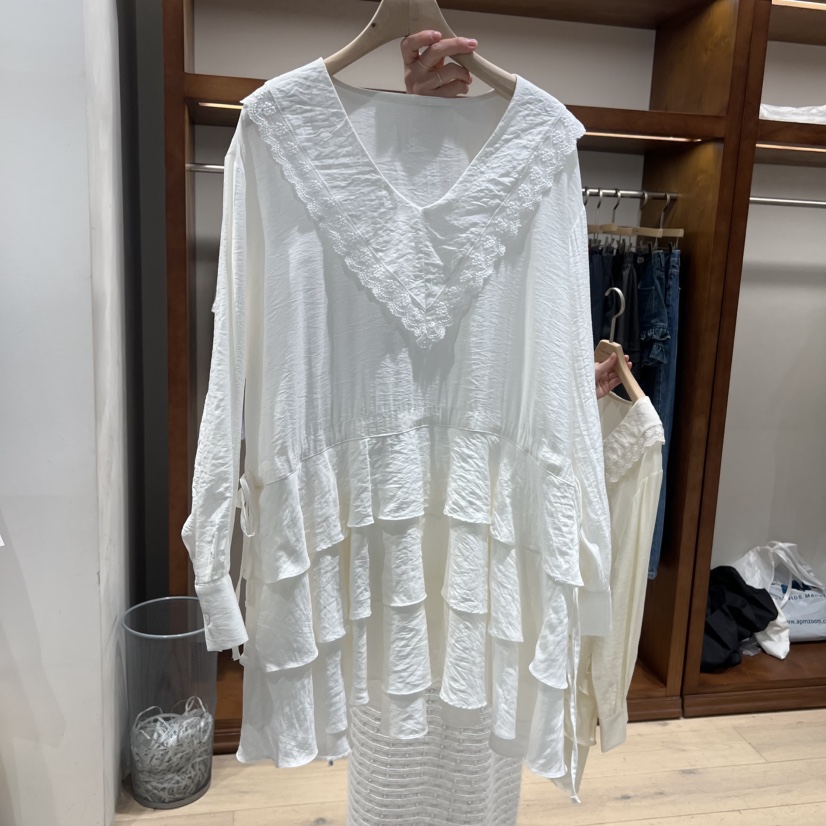 THE CAMEL東大門實拍女裝新品26春夏連衣裙蕾絲the came_l 家連衣裙圖色2