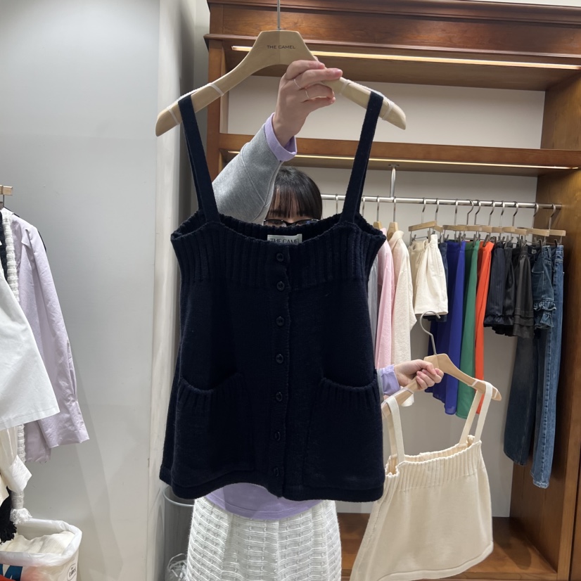 THE CAMEL韓國直郵女裝新款26春夏吊帶背心不含內搭the came_l 家吊帶/背心圖色2