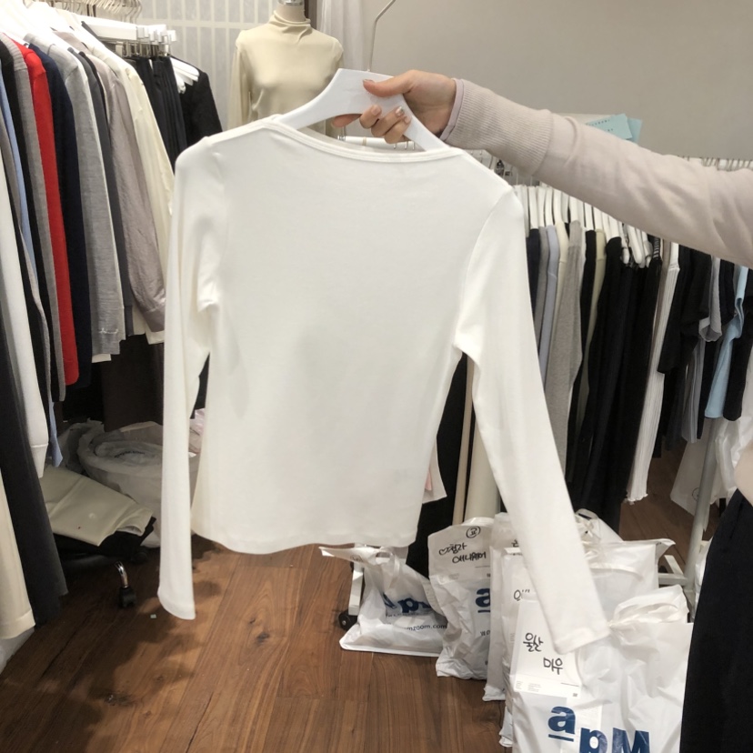 UNDERSTANDING東大門代購女裝新品職業時尚人氣26春夏長袖T恤UNDERSTANDING長袖T恤圖色1