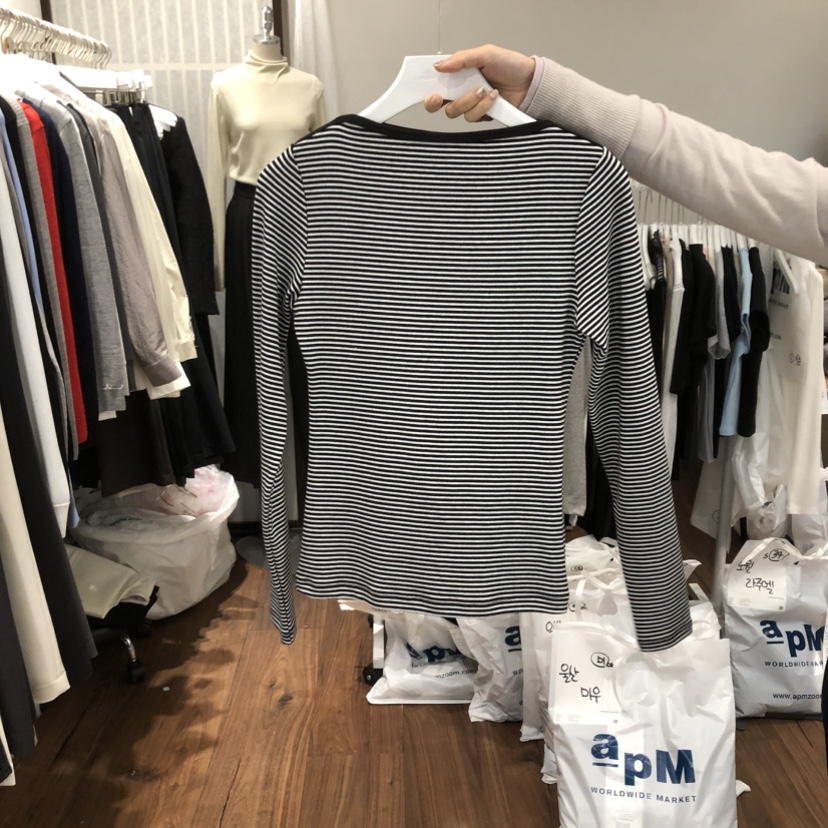 UNDERSTANDING東大門代購女裝新品職業時尚人氣26春夏長袖T恤UNDERSTANDING長袖T恤圖色5