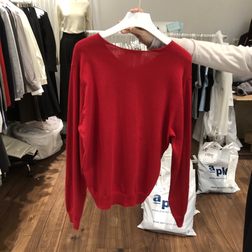 UNDERSTANDING韓國代購女士新品人氣推薦真品針織衫V領棉質UNDERSTANDING針織衫