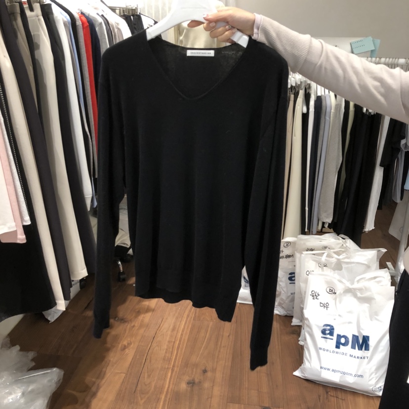 UNDERSTANDING韓國代購女士新品人氣推薦真品針織衫V領棉質UNDERSTANDING針織衫圖色4