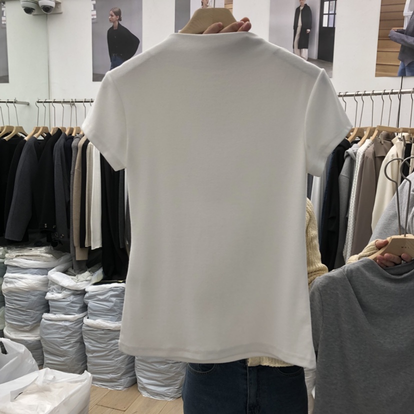 MOI-A東大門代購女士新品職業休閑26春夏推薦時尚人氣T恤MOI-AT恤