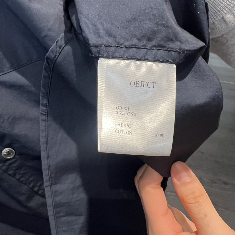 OBJECT東大門實拍女士新品熱賣真品26春夏推薦襯衫蕾絲衫OBJECT襯衫/蕾絲衫