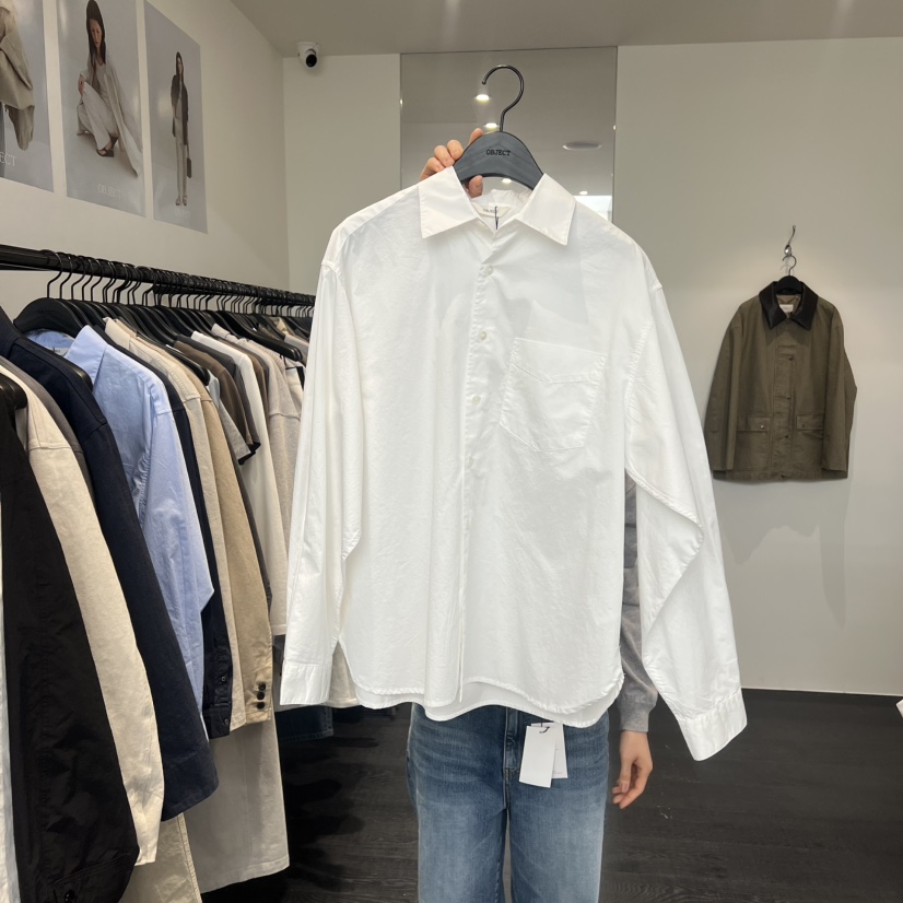 OBJECT東大門實拍女士新品熱賣真品26春夏推薦襯衫蕾絲衫OBJECT襯衫/蕾絲衫圖色1