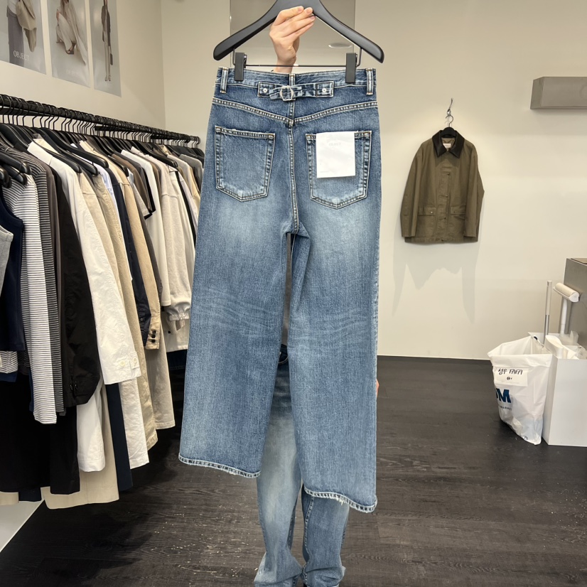 OBJECT東大門實拍女裝新款時尚26春夏熱賣休閑人氣牛仔褲OBJECT牛仔褲