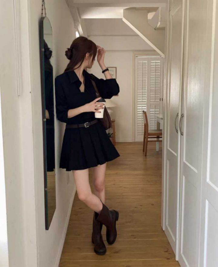 BOBBIE DOLL韓國直郵女裝新品推薦職業休閑套裝不含腰帶BOBBIE DOLL套裝