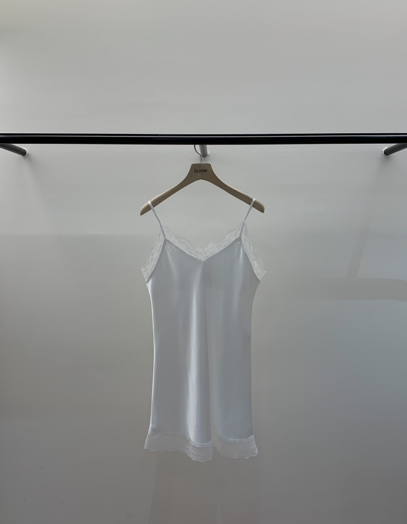 LA CREME韓國直郵女士新品熱賣時尚休閑推薦吊帶背心蕾絲LA CREME吊帶/背心圖色1