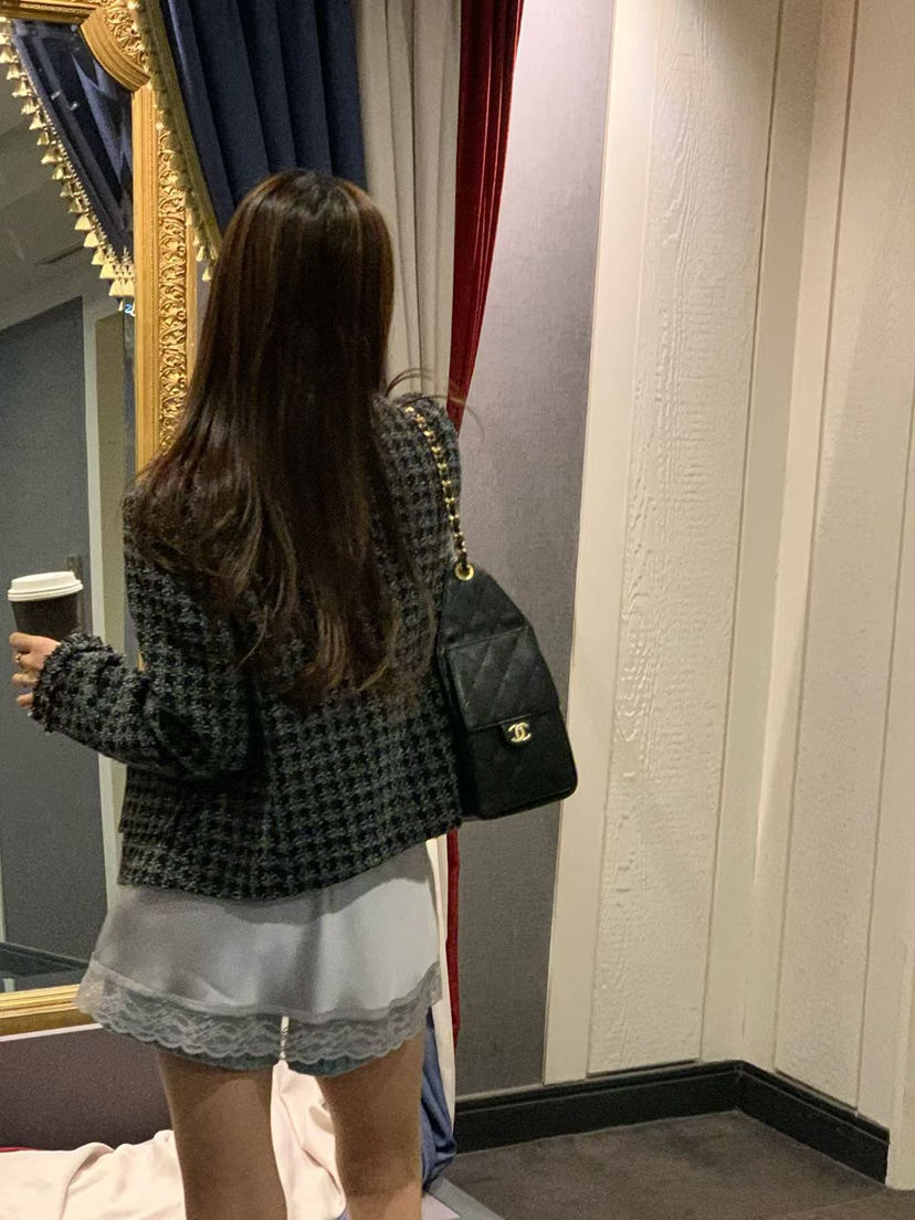 LA CREME東大門直郵女裝新品推薦人氣職業熱賣外套粗花呢LA CREME外套