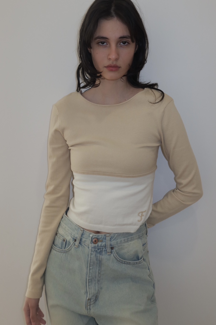 FIFO/UNANSWERED-MYSTERY韓國代購女士新品休閑人氣針織衫FIFO/UNANSWERED-MYSTERY針織衫