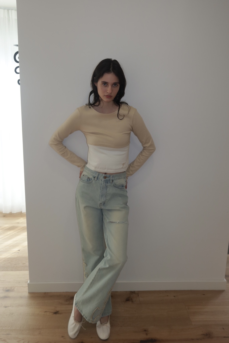 FIFO/UNANSWERED-MYSTERY韓國代購女士新品休閑人氣針織衫FIFO/UNANSWERED-MYSTERY針織衫