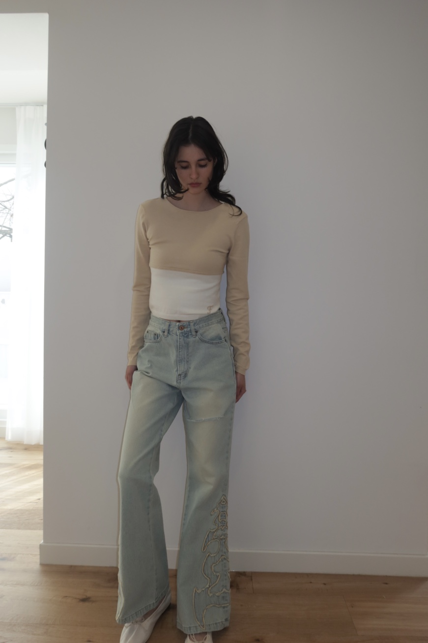 FIFO/UNANSWERED-MYSTERY韓國代購女士新品休閑人氣針織衫FIFO/UNANSWERED-MYSTERY針織衫