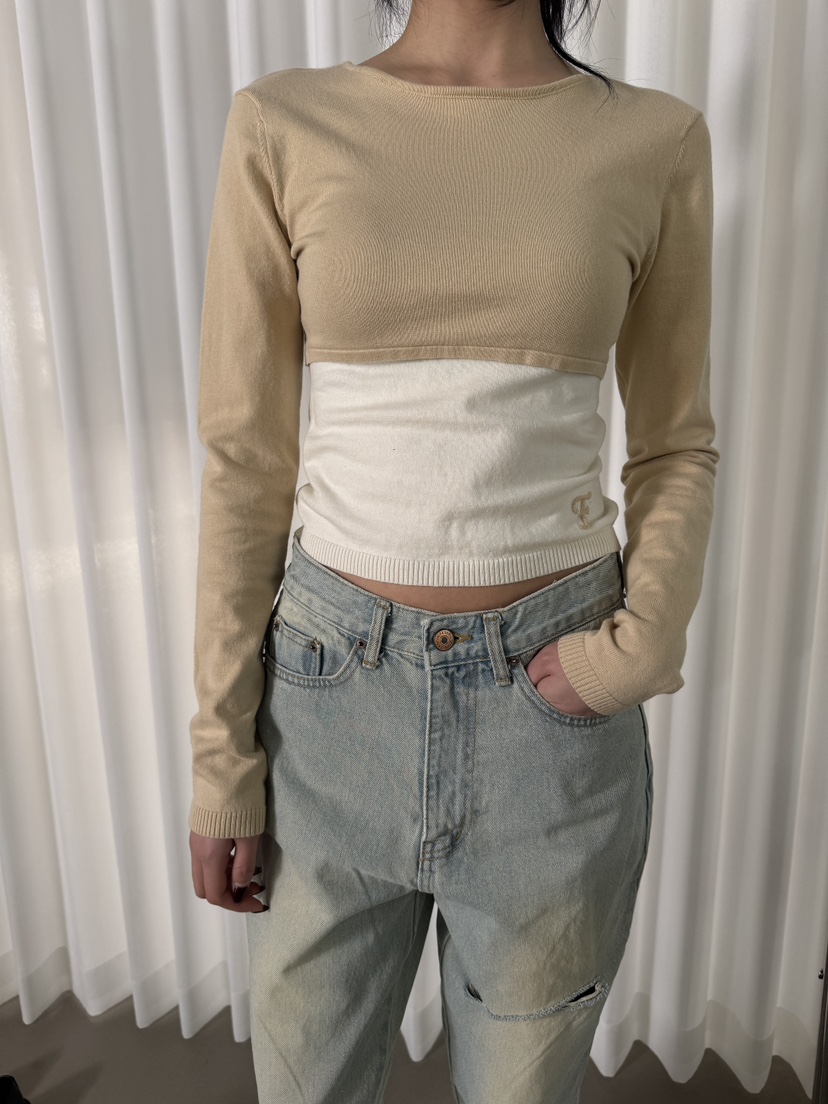 FIFO/UNANSWERED-MYSTERY韓國代購女士新品休閑人氣針織衫FIFO/UNANSWERED-MYSTERY針織衫