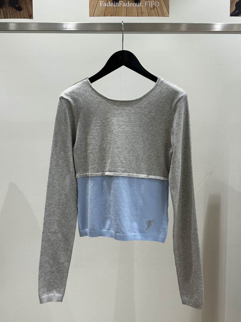 FIFO/UNANSWERED-MYSTERY韓國代購女士新品休閑人氣針織衫FIFO/UNANSWERED-MYSTERY針織衫圖色2