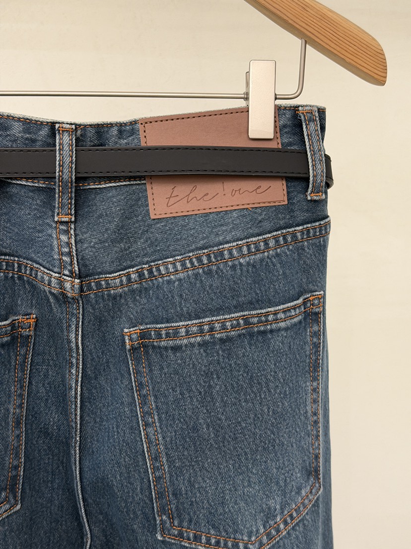 OHAO東大門實拍女士新款人氣推薦26春夏休閑牛仔褲不含腰帶OHAO/HA MONG牛仔褲