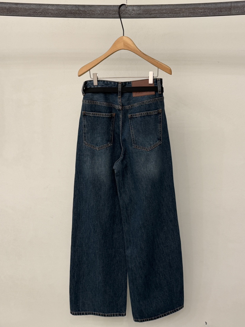 OHAO東大門實拍女士新款人氣推薦26春夏休閑牛仔褲不含腰帶OHAO/HA MONG牛仔褲