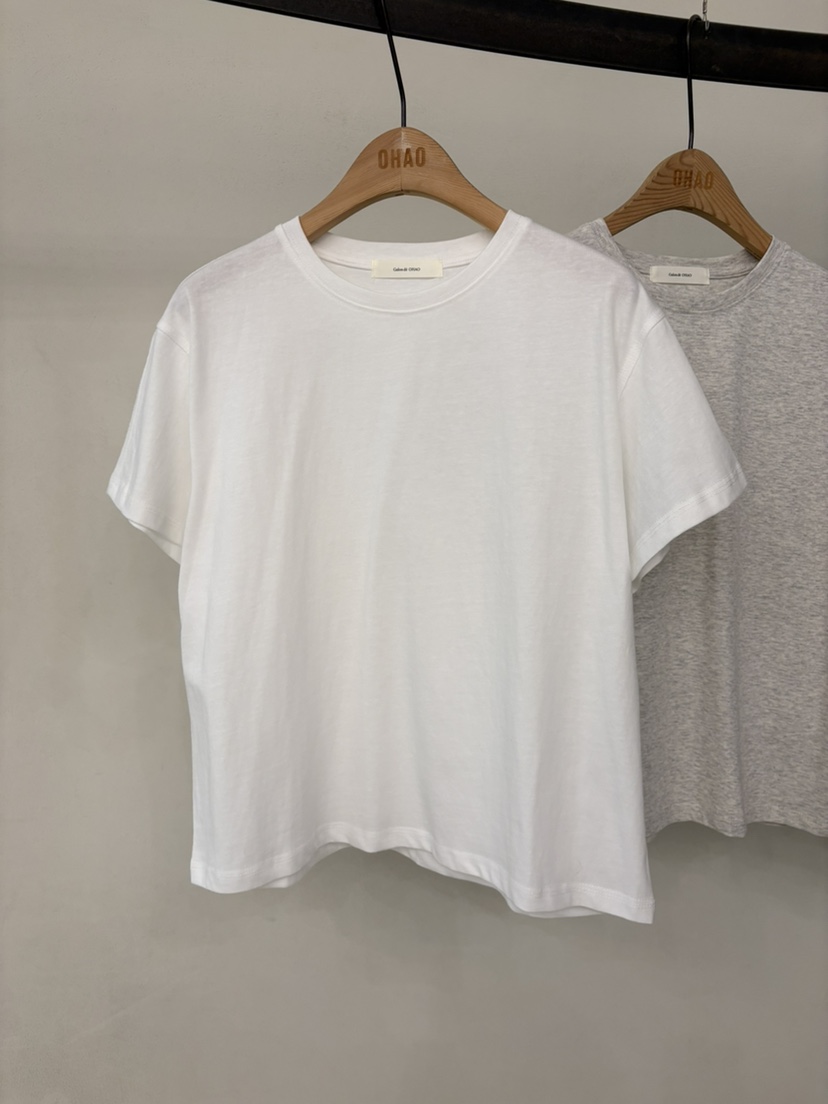 OHAO東大門代購女裝新款真品推薦時尚26春夏人氣熱賣休閑T恤OHAO/HA MONGT恤圖色3