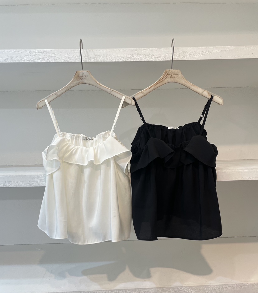 FORMSTUDIO東大門直郵女裝新款真品休閑26春夏吊帶背心荷葉邊FORMSTUDIO吊帶/背心