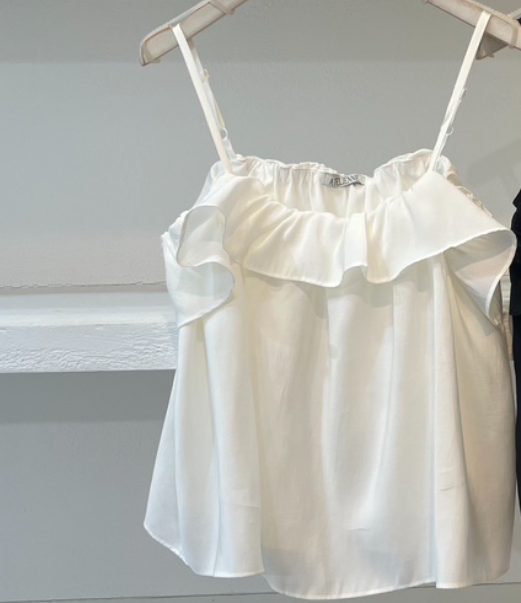 FORMSTUDIO東大門直郵女裝新款真品休閑26春夏吊帶背心荷葉邊FORMSTUDIO吊帶/背心圖色1