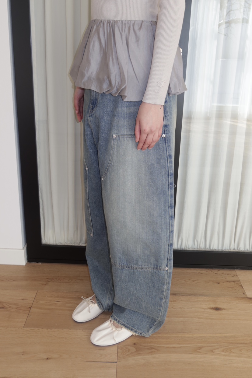 FIFO/UNANSWERED-MYSTERY東大門代購女裝新款休閑牛仔褲FIFO/UNANSWERED-MYSTERY牛仔褲