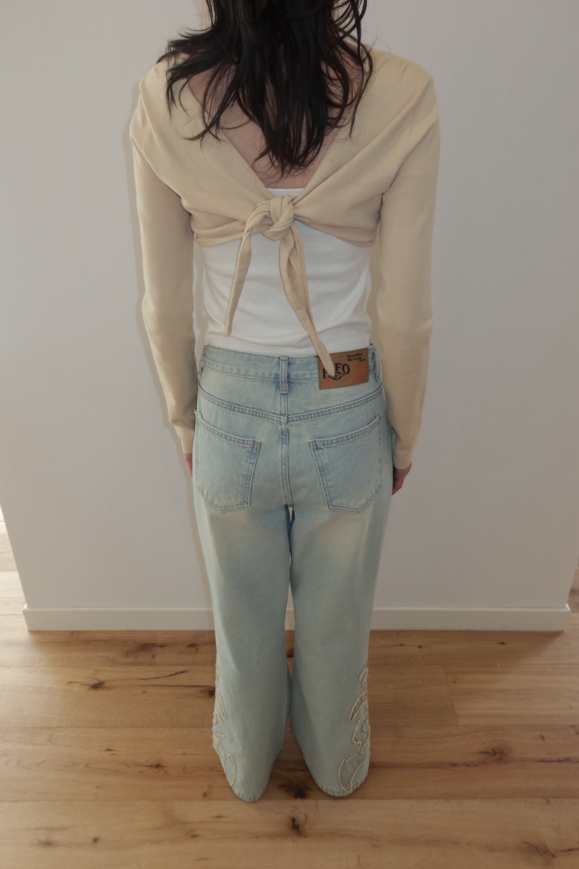 FIFO/UNANSWERED-MYSTERY東大門直郵女士新款熱賣牛仔褲FIFO/UNANSWERED-MYSTERY牛仔褲