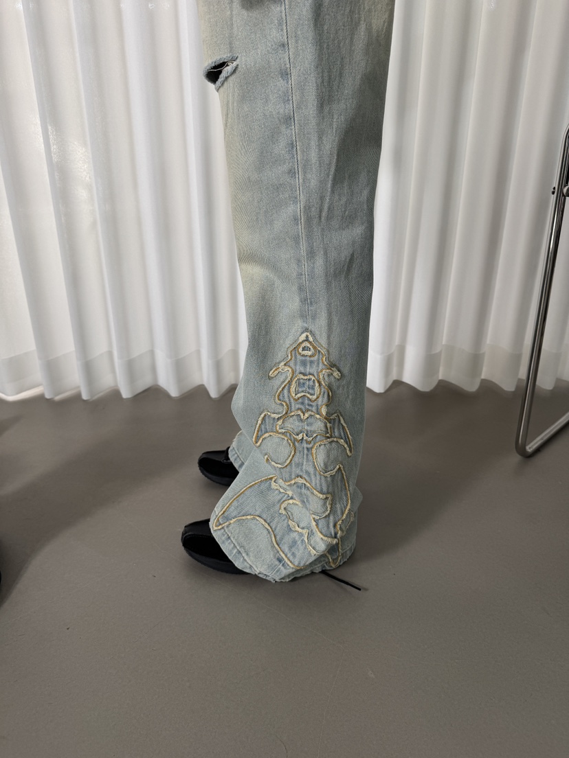 FIFO/UNANSWERED-MYSTERY東大門直郵女士新款熱賣牛仔褲FIFO/UNANSWERED-MYSTERY牛仔褲