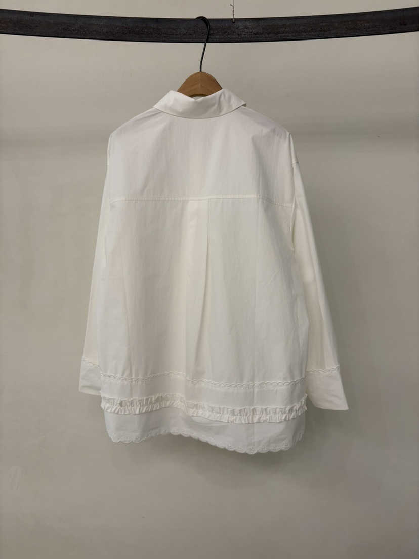 OHAO韓國直郵女士新款職業推薦熱賣真品休閑26春夏襯衫蕾絲衫OHAO/HA MONG襯衫/蕾絲衫