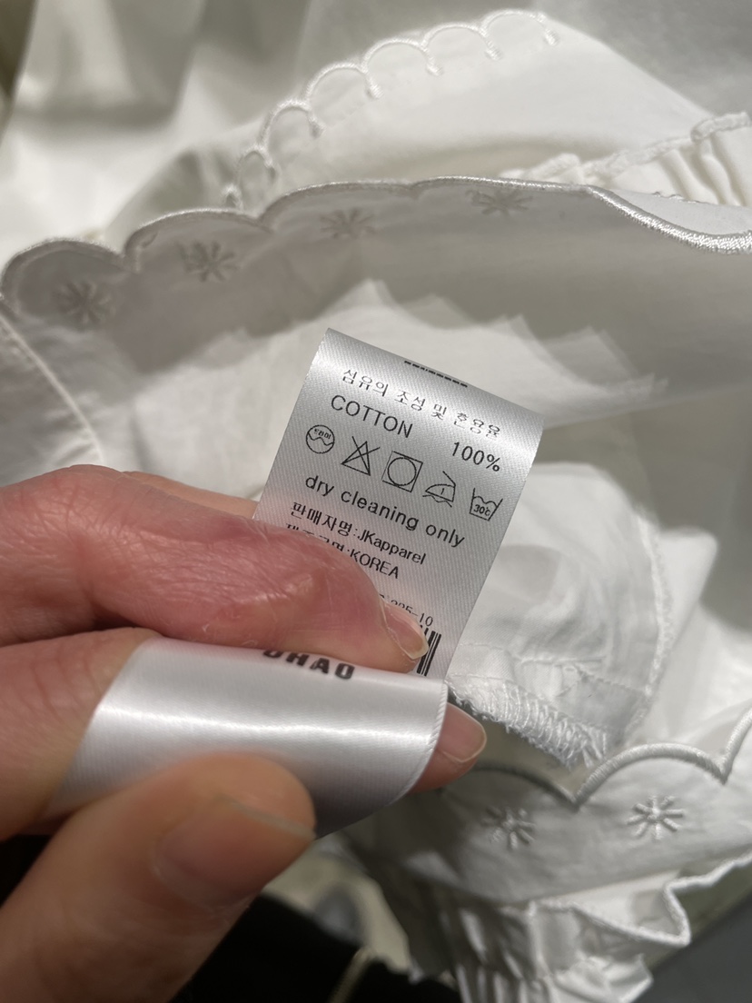 OHAO韓國直郵女士新款職業推薦熱賣真品休閑26春夏襯衫蕾絲衫OHAO/HA MONG襯衫/蕾絲衫