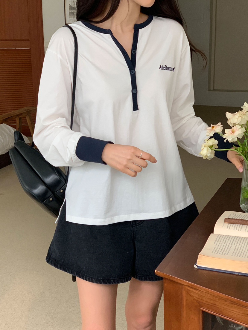 FORMSTUDIO東大門代購女士新品推薦26春夏休閑人氣長袖T恤FORMSTUDIO長袖T恤