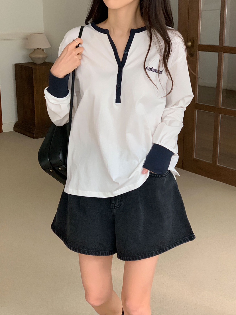 FORMSTUDIO東大門代購女士新品推薦26春夏休閑人氣長袖T恤FORMSTUDIO長袖T恤