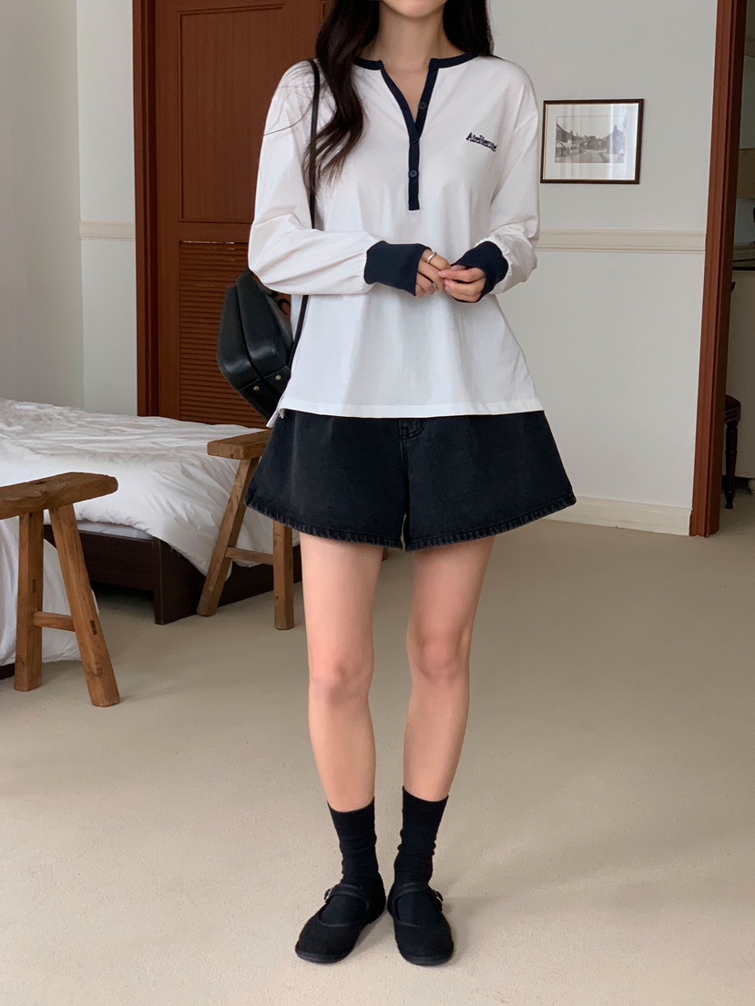 FORMSTUDIO東大門代購女士新品推薦26春夏休閑人氣長袖T恤FORMSTUDIO長袖T恤