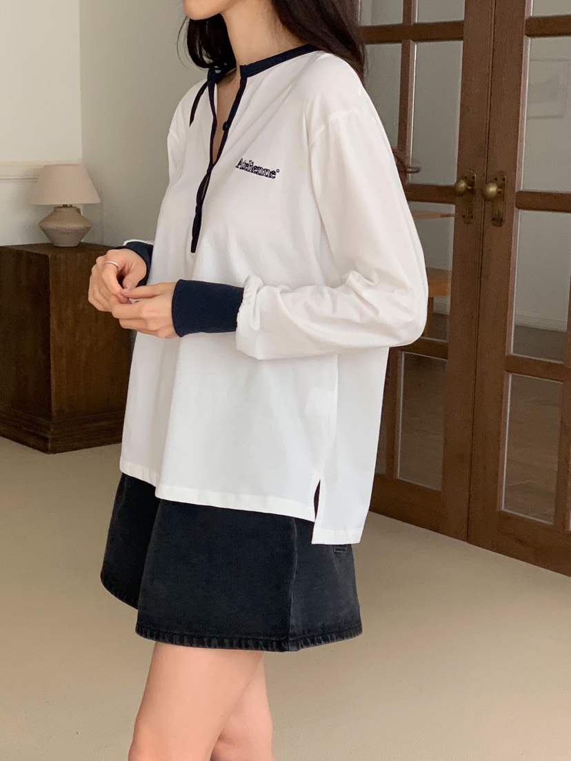 FORMSTUDIO東大門代購女士新品推薦26春夏休閑人氣長袖T恤FORMSTUDIO長袖T恤