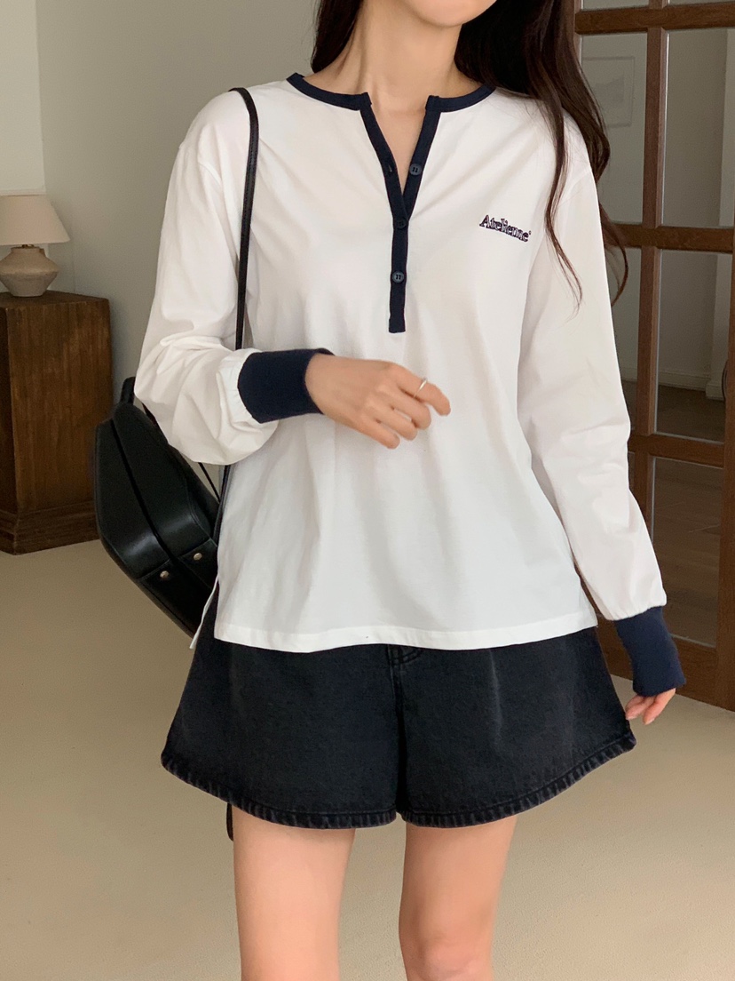 FORMSTUDIO東大門代購女士新品推薦26春夏休閑人氣長袖T恤FORMSTUDIO長袖T恤